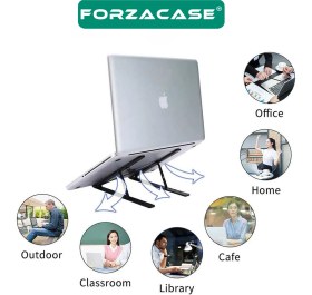 Resim Forzacase 7 Kademeli Plastik Portatif Macbook Notebook Laptop Standı Masaüstü Tutucu - FC1051 