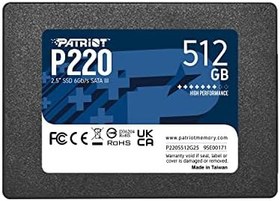 Resim Genel Markalar P220 P220S256G25 256GB (550/490MB/s) 2.5" SATA3 SSD 