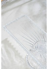 Resim Selen Concept Damla Model El Yapımı Cam Batom Kek Standı Şeffaf 