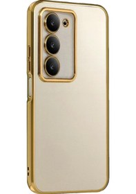 Resim Mey İthalat Redmi 15 4g Lensli Silikon - Gold Beyaz 