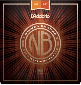 Resim D'addario Nb1047 Nickel Bronze Akustik Gitar Teli Extra Light 10- 