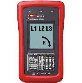 Resim Uni-t Ut261a Dijital Motor Faz Yönü Sırası Ölçer 