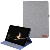 Resim Microsoft Uyumlu Surface Pro 4/5/6/7 Kumaş Deri Tablet Kılıfı 