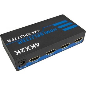 Resim HDMI -Uyumlu Ayırıcı 4KX2K Video Değiştirici Adaptörü Bir Giriş ve Dört Çıkış Ab Fişi (Yurt Dışından) 