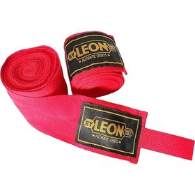 Resim Leon Boks Kickbox, Muay Thai El Bandajı 4,5 Metre Aıba Kırmızı 