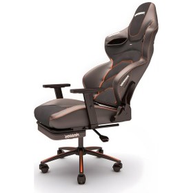Resim Warrior Kratos Oyuncu Koltuğu - Antrasit / Turuncu - Ayak Uzatmalı Profesyonel Bilgisayar Sandalyesi- 1574b0123 