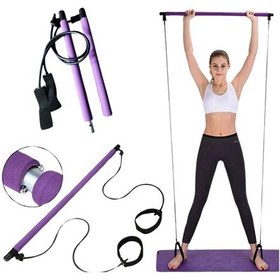 Resim Buffer Jimnastik Çubuğu Plates Barı Taşınabilir Spor Ve Egzersiz Aleti Mor 