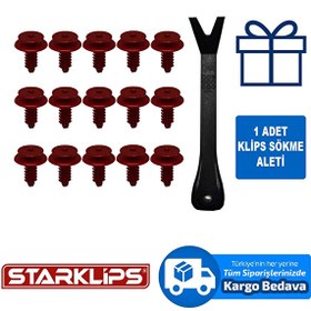 Resim Kapı Döşeme Klips 46410400 Fiat Tempra Iveco 500358567 Lancia 20 Adet Starklips