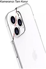 Resim KZY İletişim Xiaomi Mi 12 ile uyumlu Kapak Kamera Korumalı Süper Silikon Şeffaf Kılıf 
