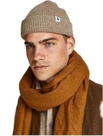 Resim Jack&Jones Minimalist Erkek Bere - Günlük ve Şık - Krem / STD 