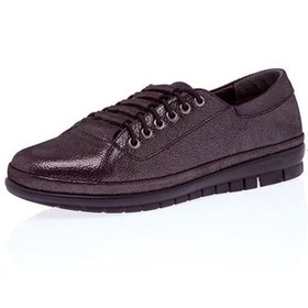 Resim Kent Shop Siyah Sim %100 Deri Kadın Comfort Ayakkabı 