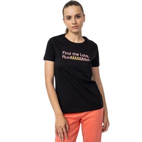 Resim Merrell Text Kadın Siyah Tişört 