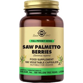 Resim SOLGAR Saw Palmetto Berries 520mg 100 Kapsül 