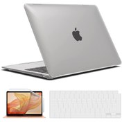 Resim Apple MacBook Air 13 inch M1 Çip A2337 Uyumlu Alt Üst Kılıf + Klavye Kılıfı + Ekran Koruyucu Film 