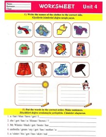 Resim Language Publishers Ingilizce 3 Adet Farklı Worksheets / Tests 4. 5. 8. Sınıf Alıştırmalar 