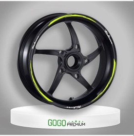 Resim Florasan Sarı Bajaj Pulsar Uyumlu 1 Set Jant Şeridi 