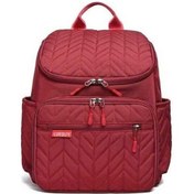 Resim Luckydog Anneler İçin Büyük Kapasiteli Kırmızı Sırt Çantası Temel Taşıma, Seyahat Ve Puset Kullanımı İçin İyi Kirmizi Kirmizi 