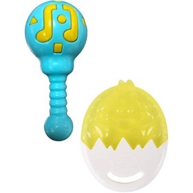 Resim Marakas Çıngırak Sulu Dişlik Çok Renkli 