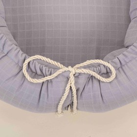 Resim Babynest ve Yastık - Gri Müslin 