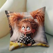 Resim 1 adet Chucky Bebek Yastık Kılıfı - Canlı Baskı, Hipoalerjenik Polyester, Fermuarlı Kapatma, Makinede Yıkanabilir - Yatak, Kanepe ve Dinlenme Sandalyesi Dekoru için Mükemmel, Hediye Fikri (İçerik Yok), Oyunlu Dekorasyon, Bohem Tarzı, Pürüzsüz Dokulu, Ev Dekoru, Sevimli Atma Yastığı, Dayanıklı Malzeme, Dekoratif Yastık, Ev Dekoru 