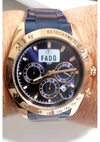 Resim Rh 0034 Çelik Kordonlu Mavi Saat 