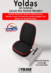 Resim YOLDAŞ Jel Isıtmalı Çocuk Oto Koltuk Minderi 15 saniyede Hızlı Isınma 