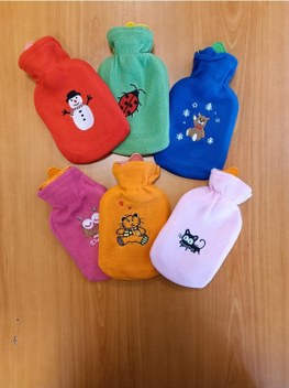 Sıcak Su Torbası Polarlı Kılıflı Küçük Boy El Ayak Isıtıcı Termaf