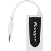 Resim Flanger Flanger Fc-21 İphone/ipad Ve Android Cep Telefonları Ve Tabletler İçin Elektro Gitar/bas Dönüştürücü Adaptör. 