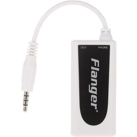 Resim Flanger Flanger Fc-21 İphone/ipad Ve Android Cep Telefonları Ve Tabletler İçin Elektro Gitar/bas Dönüştürücü Adaptör. 