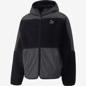 Resim Puma Sherpa Hooded Erkek Siyah Mont 