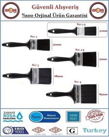 Resim Aldeko Plastik Saplı Yağlı Boya Fırçası - No: 1.5 