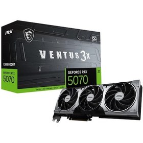 Resim Msı Geforce Rtx 5070 12gb Ventus 3x Oc Gddr7 192bit Dx12 Gaming Aeae1msı0198 
