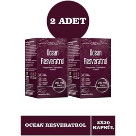 Resim Ocean Resveratrol 200 MG Takviye Edici Gıda 2 x 30 Kapsül 