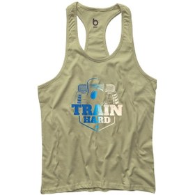 Resim Bluu Trainhardx Fitness Gym Tank Top Sporcu Atleti (532942138) 