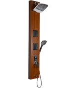 Resim SAM BANYO Sam Nil Duş Paneli Ağaç-teak ,duş Kolonu, Robot Duş, Duş, Dikey Jakuzi 