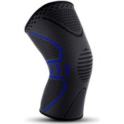 Resim Padalink Esnek Silikon Tasarımlı Diz Koruyucu, Yürüyüş, Koşu, Bisiklet Ve Yoga İçin Nefes Alabilen Fitness Dizlik Mavi 