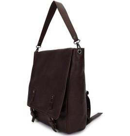 Resim Bruno Shoes Bruno Rossi Bag Erkek Hakiki Deri Kahverengi Sırt Çantası 1048 332 Erk Canta Sk24-25 Coffee Kahverengi 