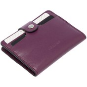 Resim Mor Deri Unisex Kredi Kartlık - S1KK00001653-H4G 