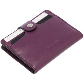 Resim Mor Deri Unisex Kredi Kartlık - S1KK00001653-H4G 
