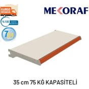 Resim Mekoraf Market Rafı 35 Cm X 90 Cm Takım Beyaz 