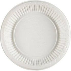 Resim Plastik Tabak 21 Cm Kullan At Tabak 1 Paket 100 Adet 21 Cm 