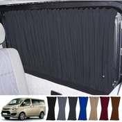 Resim Oto Pandami Fort Custom Uzun Şase 2012+ Uyumlu Füme Raylı Oto Perde Takımı 