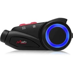 Resim UltraTekno Maxto M3S 2k Hd 1440P Kameralı Intercom Motosiklet Kask Intercom 