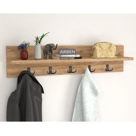 Resim ARSUBY Arbentedarik Portmanto Duvar Askılığı Elbise Askılığı 80 Cm 