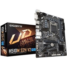 Resim Gigabyte H510M S2H V2 Intel H510 3200 MHz DDR4 Soket 1200 mATX Anakart 