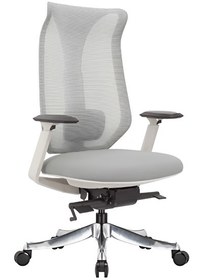 Resim Hunt Mobilya Roha Gri Kumaş Ofis Makam Koltuğu 