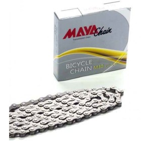 Resim PYC Maya M30 6-7 Vitesli Bisiklet Zinciri 116link 1/2x3/32 