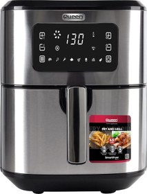 Resim Queen Smartfryer Xxl Airfryer 6,5 lt Dokunmatik Yağsız Sıcak Hava Fritözü 