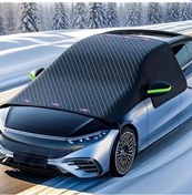 Resim Elmpaly Araba Kar Örtüsü Oksford Kumaş Yeşil Kulak 6 Mıknatıslı 