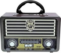 Resim Meier M-113BT Şarjlı Nostaljik Bluetooth Hoparlör Fm Radyo USB/SD/MP3 